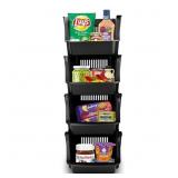 Lot of 12 Skywin Plastic Stackable Storage Bins -