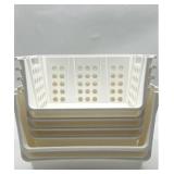 Lot of 6, TidyFriend Stackable Storage Bins for Pa