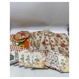 Lot Of Tapestry Placemats, Napkins