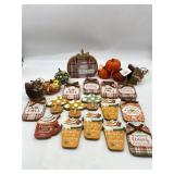 Large Fall Decor Lot