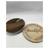 Lot Of Charger Plates & a lazy Susan