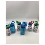 Lot Of 7 Various Kids Sippy Cups