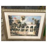 Size 40 x 32 Inches Vintage Framed Photo Decor for
