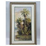 Size 26 x 16 Inches Jungle Fauna Inspired Wall Dec
