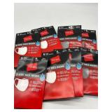 Lot of 8, 5 Pack Soft 3-Ply 100% Cotton Washable a