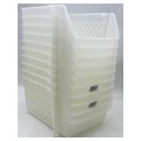 Lot of 10, Skywin TidyFriend Stackable Storage Bin