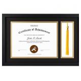 Golden State Art 19 x 12 Inches Black Diploma Fram