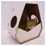 Cardboard Cat House for Large Cats or Multiple Pet