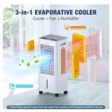 Grelife Air Cooler,3-IN-1 Portable Evaporative Air