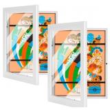 WUIRCCX 8.5x11 Kids Art picture frame,Front Openin