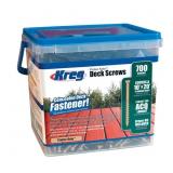 Kreg No. 8 Head X 2 in. L Square Flat Head Deck Sc