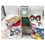 Large Lot of Christmas Themed Items!! Includes Var