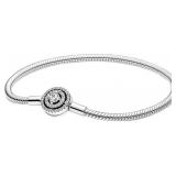 PANDORA Moments Halo Clasp Snake Chain Bracelet -