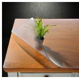 52 x 83 Inch Frosted Table Cover Protector, 1.5mm