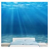 Water Ripples 3D Wall Murals, Warm Sunshine Wallpa