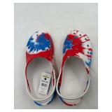 New Classic Tie dye Patriotic Clog size 5/6