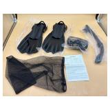 New adult snorkel set fins 8.5-11