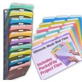 Ultimate Office Mesh Wall File Organizer, 10 Tier