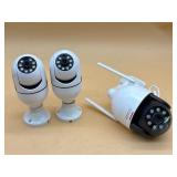 Lightbulb cameras and one security camera