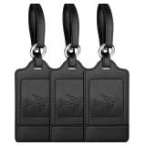 3 Pack Luggage Tags - Quick Install, Privacy Prote