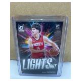 Reed Sheppard Rookie Donruss Optic Lights Out Rock