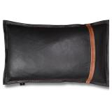 LL LEATHER LOVERS Genuine Lambskin Leather Pillow