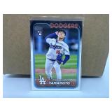 Yoshinobu Yamamoto Rookie Topps Dodgers Superstar