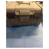 Plano plastic tool box full and tools, all in used