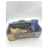 Stanley small used toolbox with tools included.
