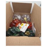 Lot of six light up pumpkins