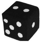 Pouf Ottoman, Comfortable Cube Pouffe Foot Stool,