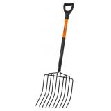 Nohovu Pitchfork for Gardening, 10 Tines Pitch For