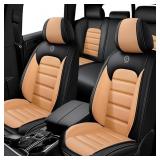 5PCS Leather Pickup Trucks Seat Covers for 2012-20