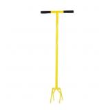 Garden Soil Hand Tiller, Yellow