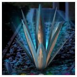 21.6Inch Metal Agave Plants Outdoor Decor - Cactus