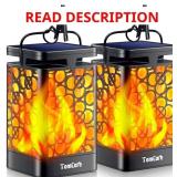 TomCare Solar Lanterns Outdoor Upgraded Flickering