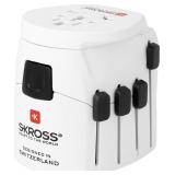 Skross PRO World Travel Adapter With Ground Plugs