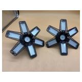 Lot of two LED garage lights (tested)