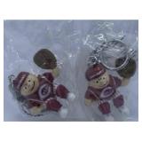 New Pair of Cincinnati Reds Lil Sports Brat Keycha