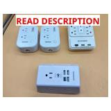 Power outlets with usb slots