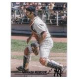 THURMAN MUNSON 2021 Topps Stadium Club Card BLACK