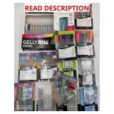 Over 100 pcs. Gelly Roll Gel Ink Pens, variety lot