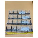 New (lot of 4) metal coat racks
