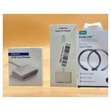 Universal cell phone ring, av adapter, card reader