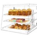 3-Tray Bakery Display Case with Rear Doors