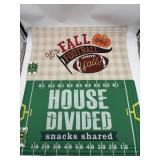 New (lot of 2) Football themed Door mats.