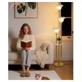 Lightdot Flower Floor Lamp for Living Room, Dimmab