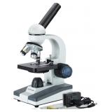 AmScope M150 Compound Monocular Microscope, WF10x