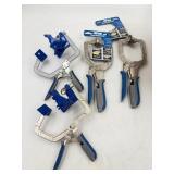 New Kreg wood project clamps and corner clamps.
