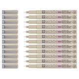 SAKURA Pigma Micron Fineliner Pens - Archival Blac